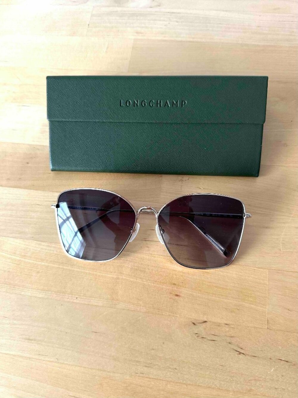 Longchamp, Cat-eye sunglasses, Metal